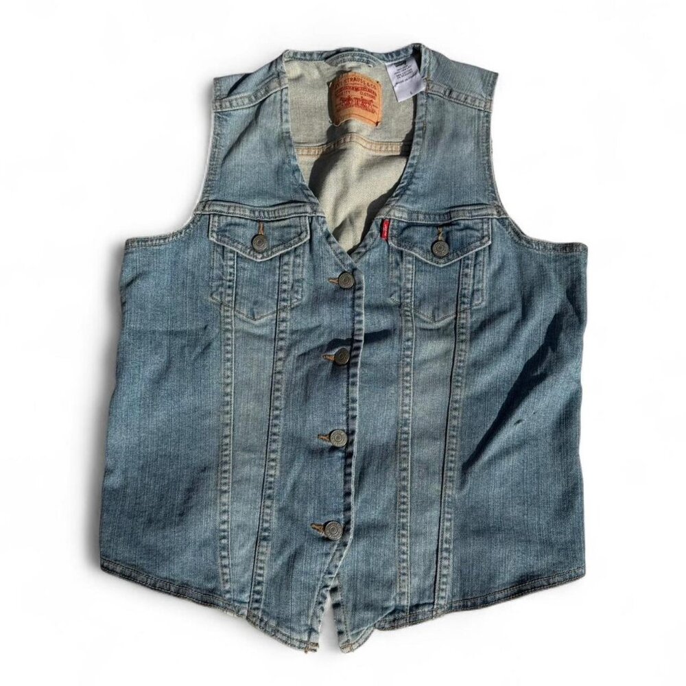 Levi’s Light Wash Denim Vest